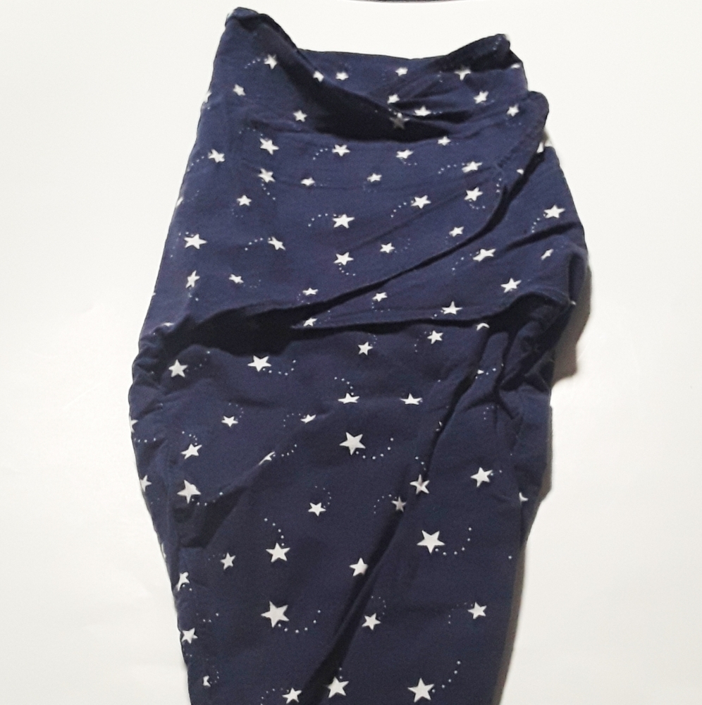 Navy Blue Star Swaddler Star Swaddling